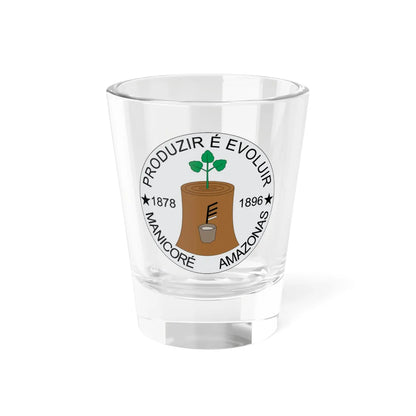 Brasão de Manicoré - AM (Brazil) (Coat of Arms) Shot Glass 1.5oz 1.5oz - Go Mug Yourself