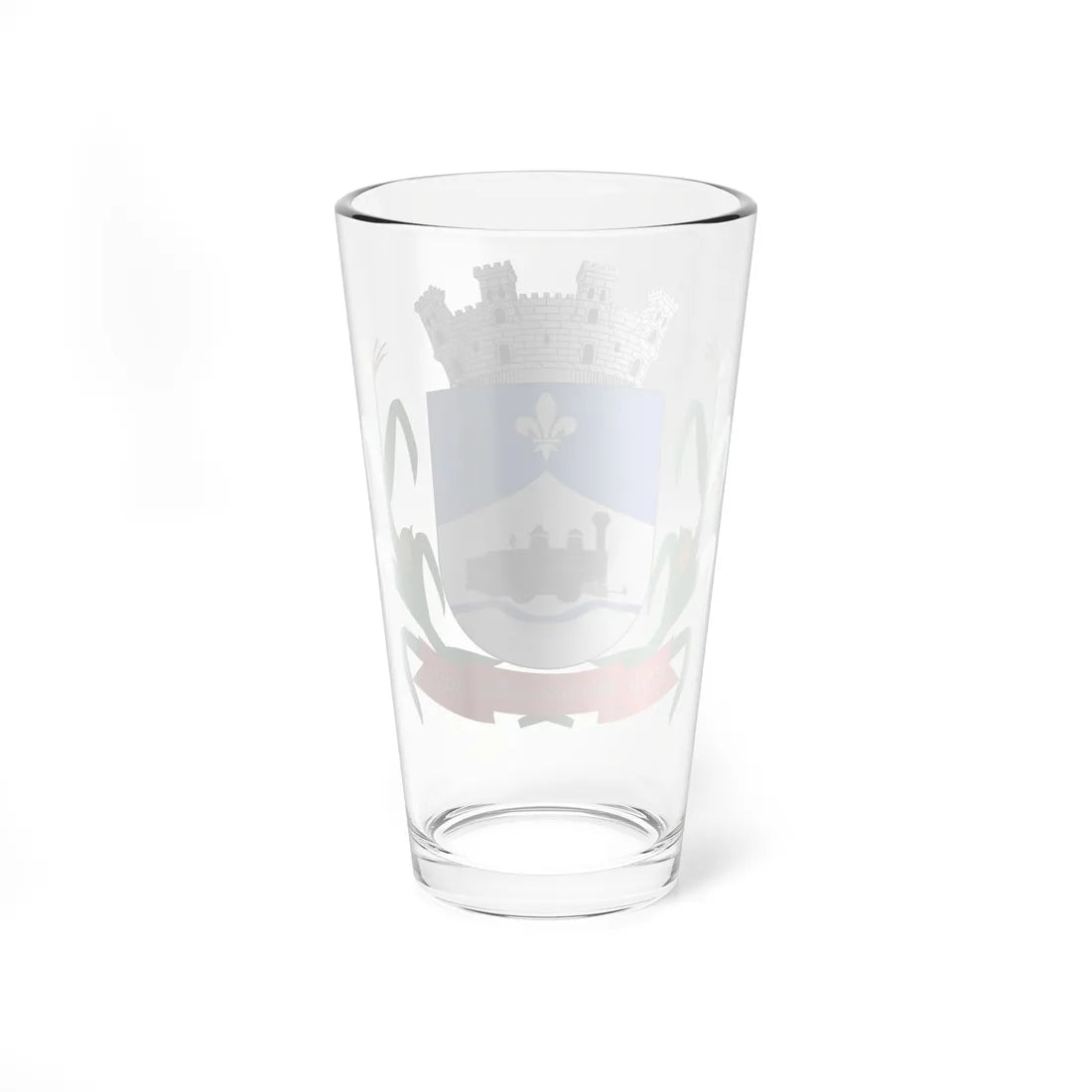 Brasão de Marcelino Ramos - RS (Brazil) (Coat of Arms) Pint Glass 16oz - Go Mug Yourself