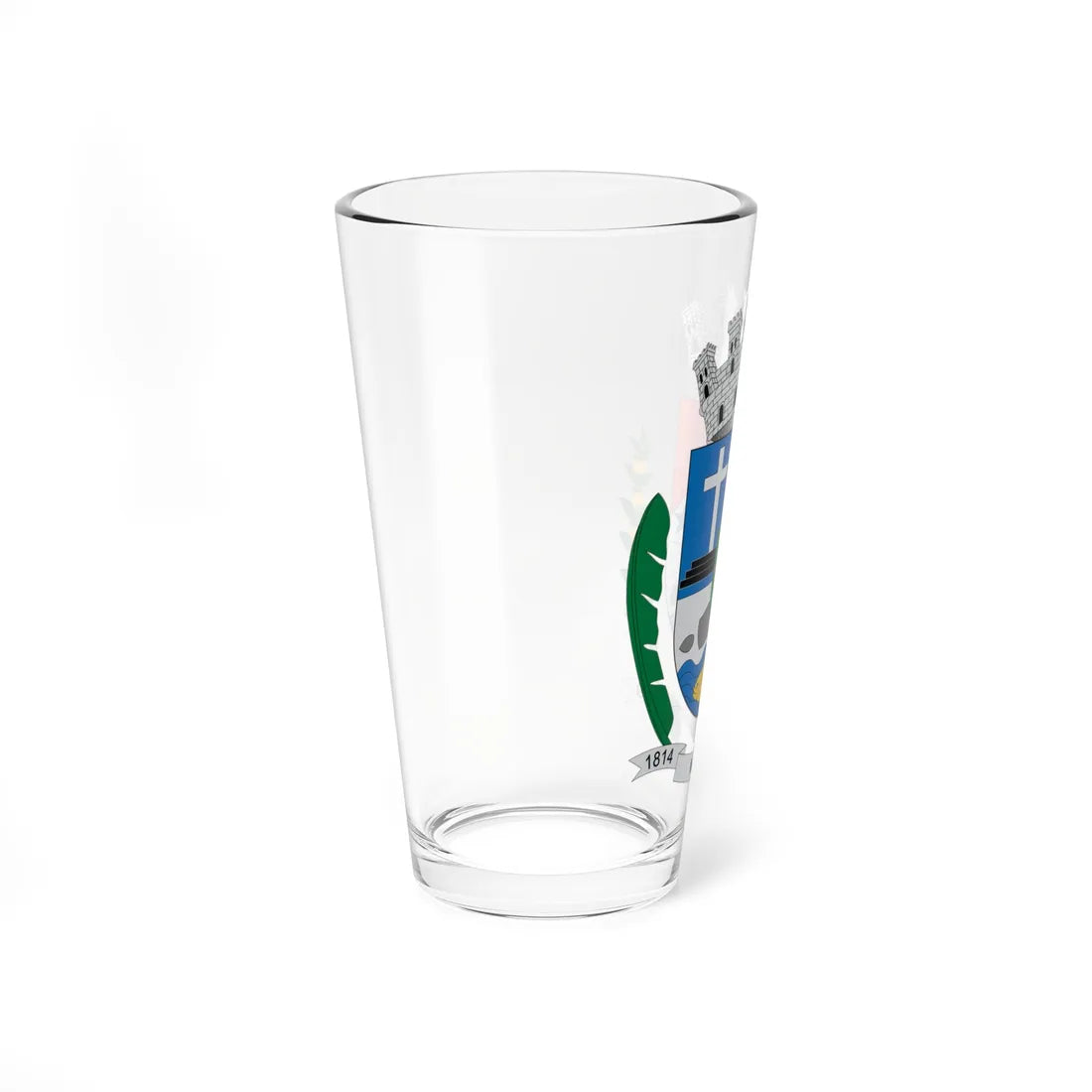 Brasão de Maricá - RJ (Brazil) (Coat of Arms) Pint Glass 16oz - Go Mug Yourself