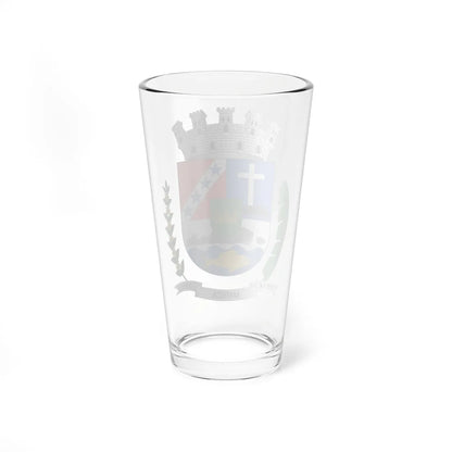 Brasão de Maricá - RJ (Brazil) (Coat of Arms) Pint Glass 16oz - Go Mug Yourself