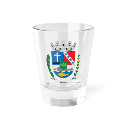Brasão de Maricá - RJ (Brazil) (Coat of Arms) Shot Glass 1.5oz 1.5oz - Go Mug Yourself