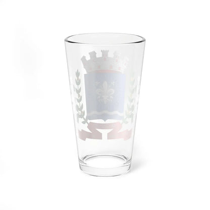 Brasão de Mariluz - PR (Brazil) (Coat of Arms) Pint Glass 16oz - Go Mug Yourself