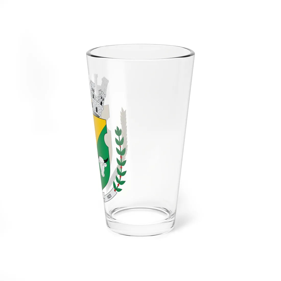 Brasão de Miraí - MG (Brazil) (Coat of Arms) Pint Glass 16oz - Go Mug Yourself