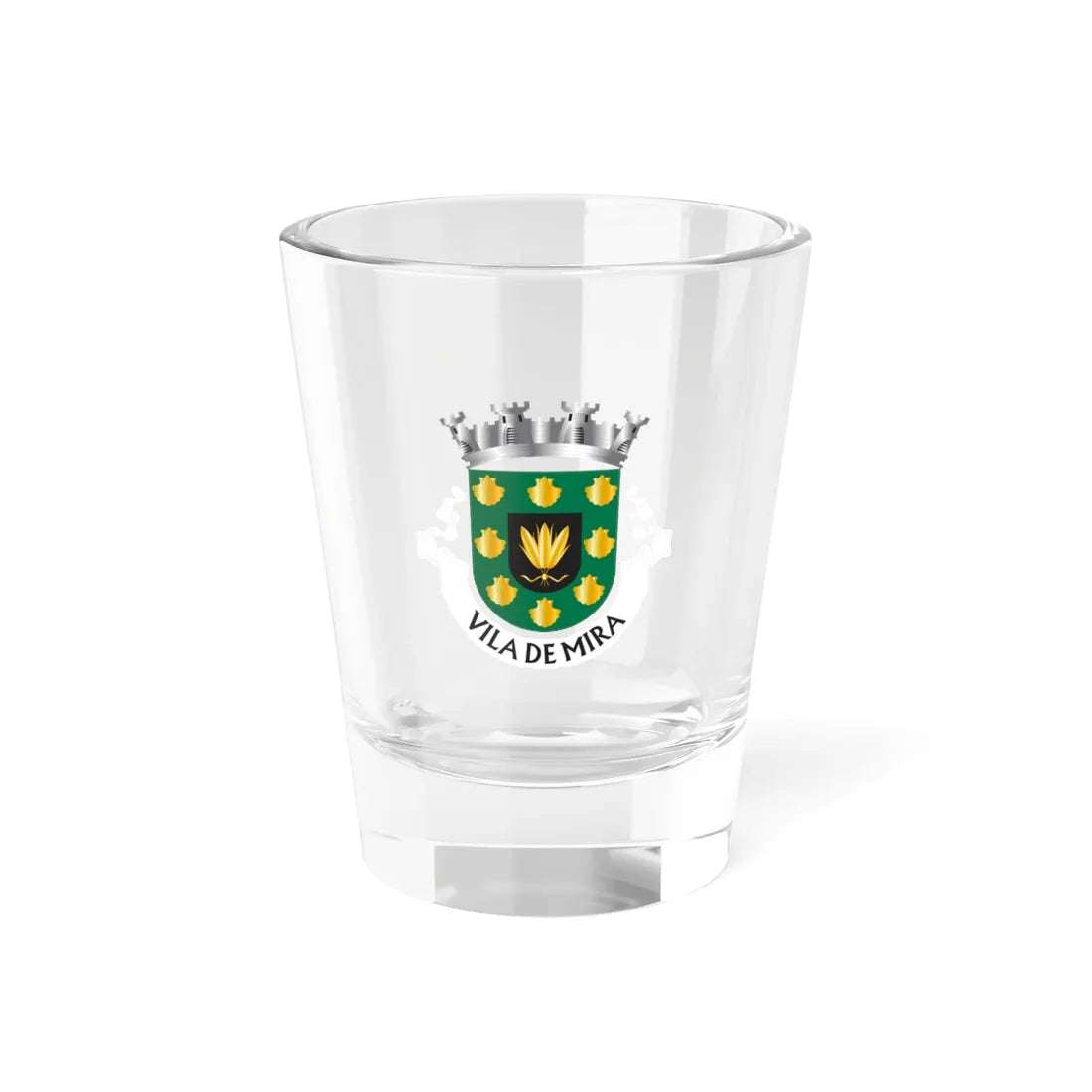 Brasão de Mira (Portugal) (Coat of Arms) Shot Glass 1.5oz 1.5oz - Go Mug Yourself