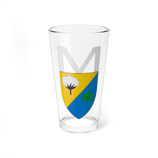 Brasão de Mirandiba - PE (Brazil) (Coat of Arms) Pint Glass 16oz 16oz - Go Mug Yourself