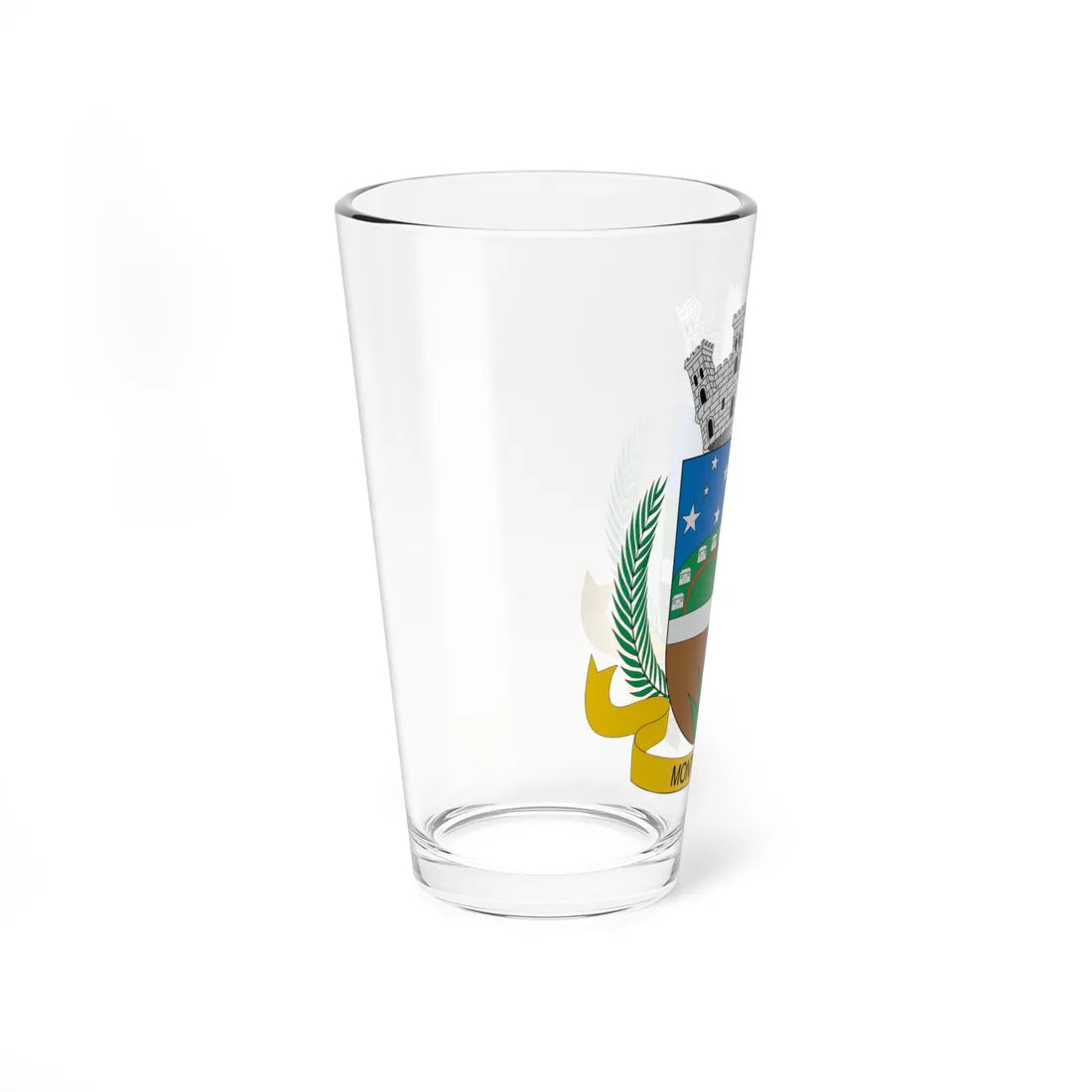 Brasão de Monte Santo - BA (Brazil) (Coat of Arms) Pint Glass 16oz - Go Mug Yourself