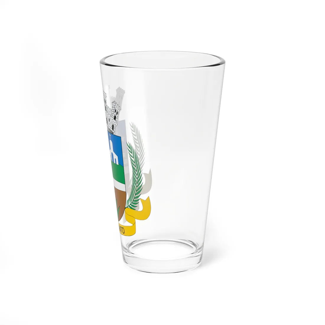 Brasão de Monte Santo - BA (Brazil) (Coat of Arms) Pint Glass 16oz - Go Mug Yourself