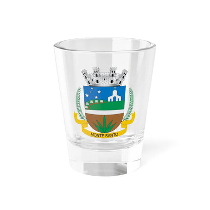 Brasão de Monte Santo - BA (Brazil) (Coat of Arms) Shot Glass 1.5oz 1.5oz - Go Mug Yourself