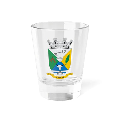 Brasão de Morpará - BA (Brazil) (Coat of Arms) Shot Glass 1.5oz 1.5oz - Go Mug Yourself