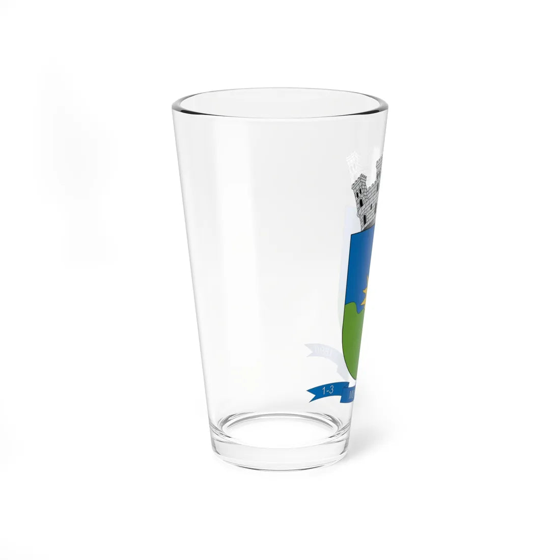 Brasão de Mundo Novo - BA (Brazil) (Coat of Arms) Pint Glass 16oz - Go Mug Yourself