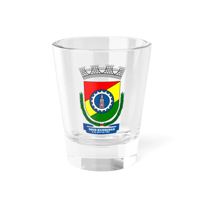 Brasão de Novo Hamburgo (Brazil) (Coat of Arms) Shot Glass 1.5oz 1.5oz - Go Mug Yourself