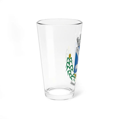 Brasão de Ortigueira - PR (Brazil) (Coat of Arms) Pint Glass 16oz - Go Mug Yourself