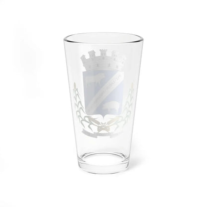 Brasão de Ortigueira - PR (Brazil) (Coat of Arms) Pint Glass 16oz - Go Mug Yourself