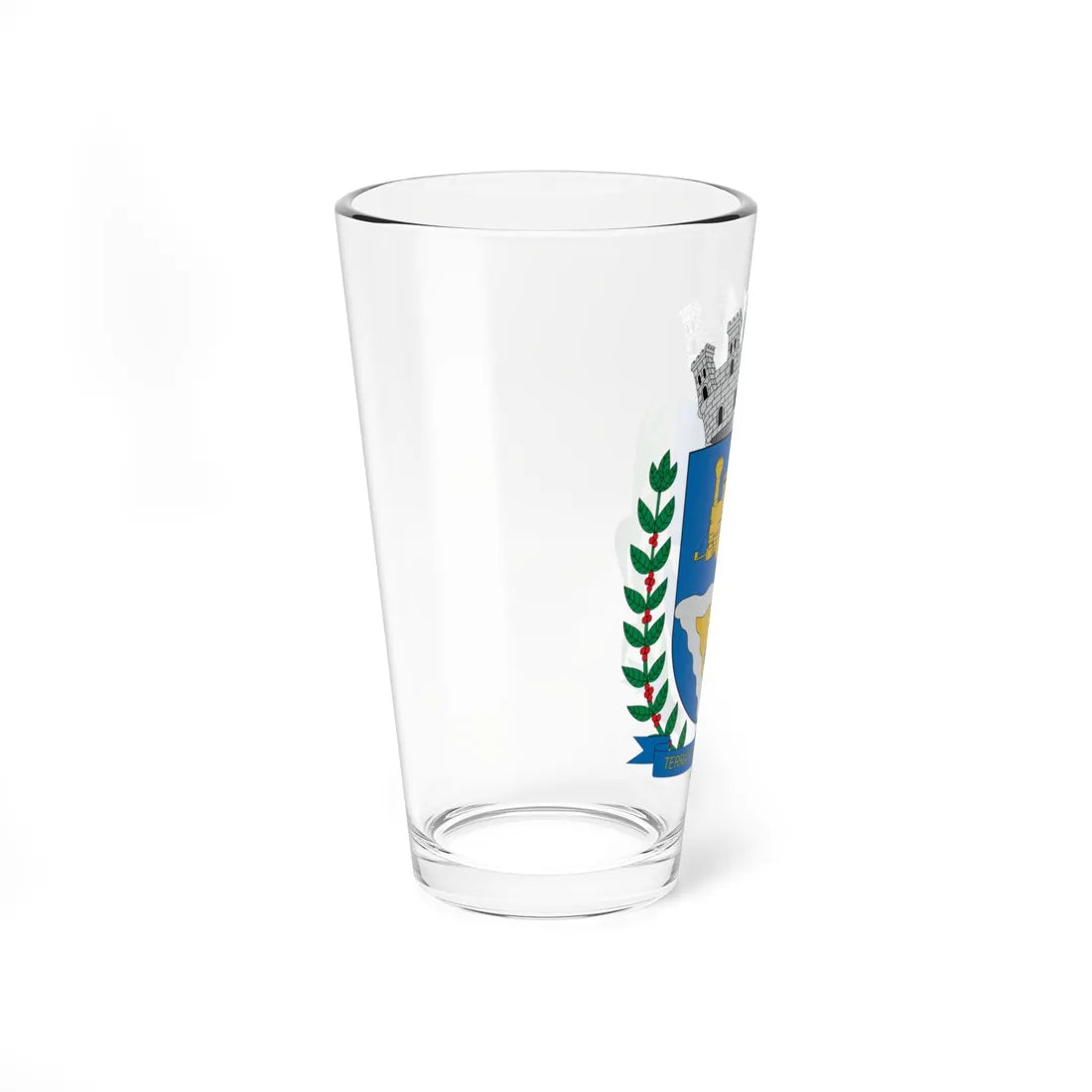 Brasão de Ourinhos - SP (Brazil) (Coat of Arms) Pint Glass 16oz - Go Mug Yourself