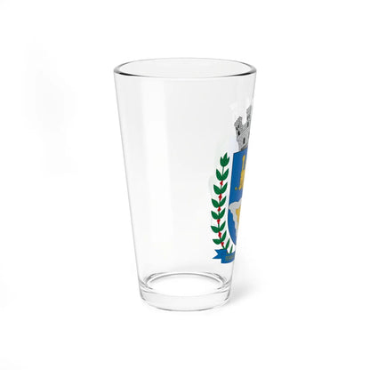 Brasão de Ourinhos - SP (Brazil) (Coat of Arms) Pint Glass 16oz - Go Mug Yourself