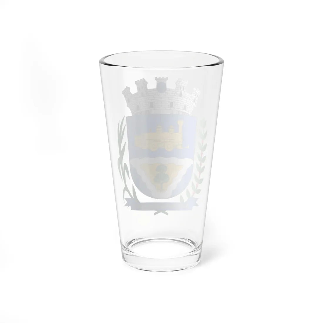 Brasão de Ourinhos - SP (Brazil) (Coat of Arms) Pint Glass 16oz - Go Mug Yourself