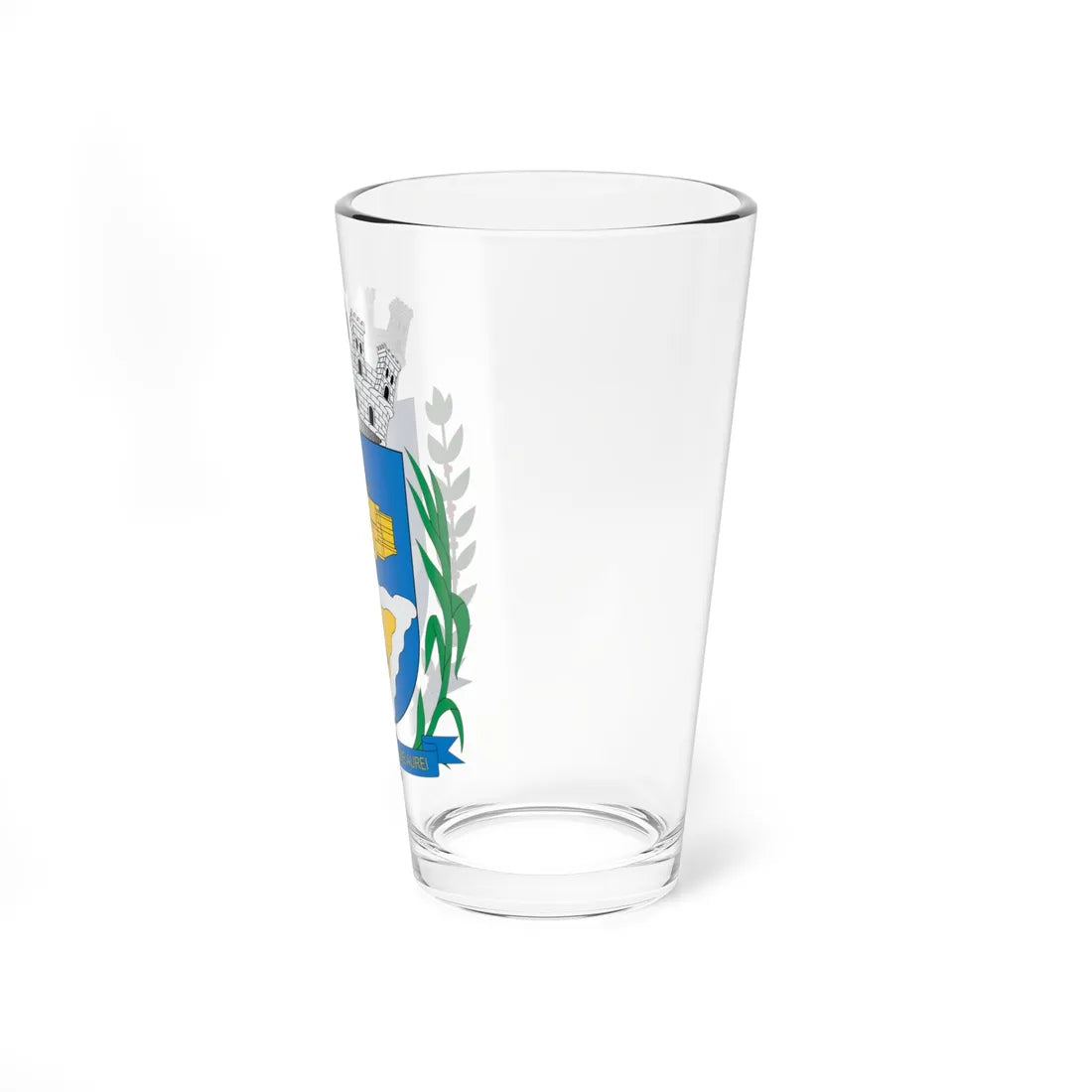 Brasão de Ourinhos - SP (Brazil) (Coat of Arms) Pint Glass 16oz - Go Mug Yourself