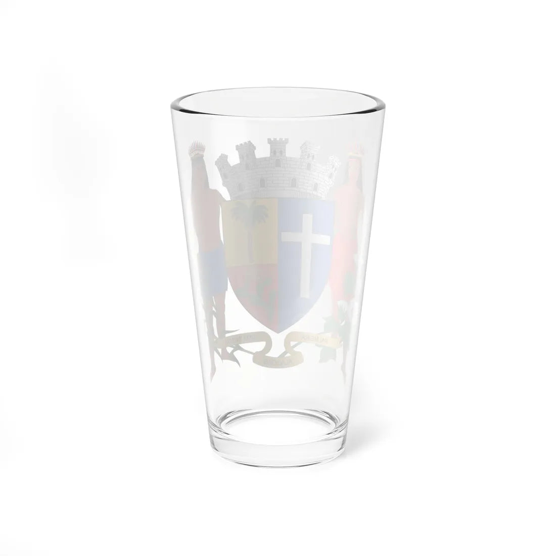 Brasão de Palmeira dos Índios - AL (Brazil) (Coat of Arms) Pint Glass 16oz - Go Mug Yourself