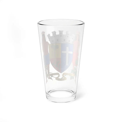 Brasão de Palmeira dos Índios - AL (Brazil) (Coat of Arms) Pint Glass 16oz - Go Mug Yourself