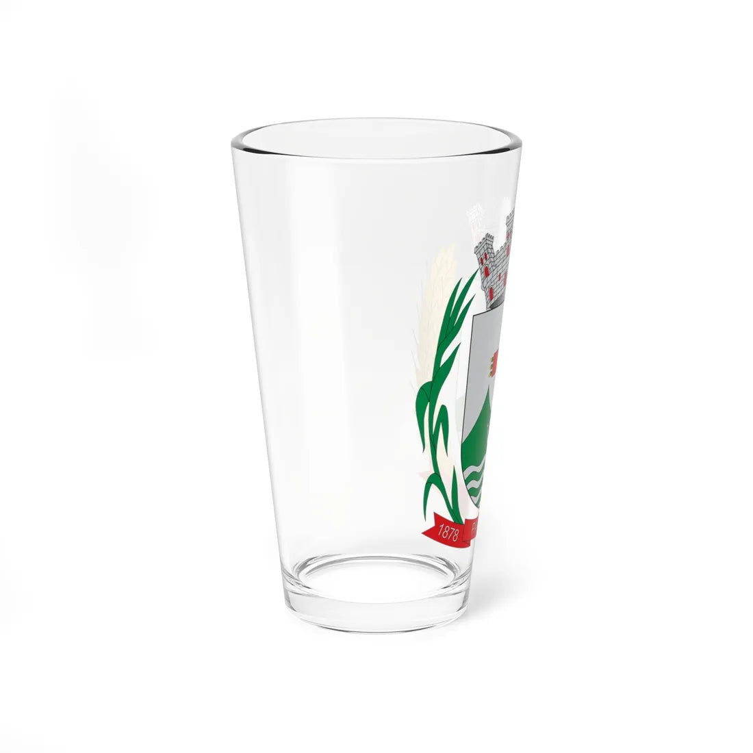 Brasão de Paramirim - BA (Brazil) (Coat of Arms) Pint Glass 16oz - Go Mug Yourself