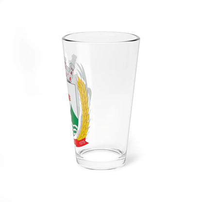 Brasão de Paramirim - BA (Brazil) (Coat of Arms) Pint Glass 16oz - Go Mug Yourself