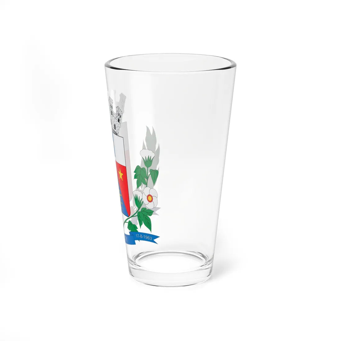 Brasão de Paranacity - PR (Brazil) (Coat of Arms) Pint Glass 16oz - Go Mug Yourself