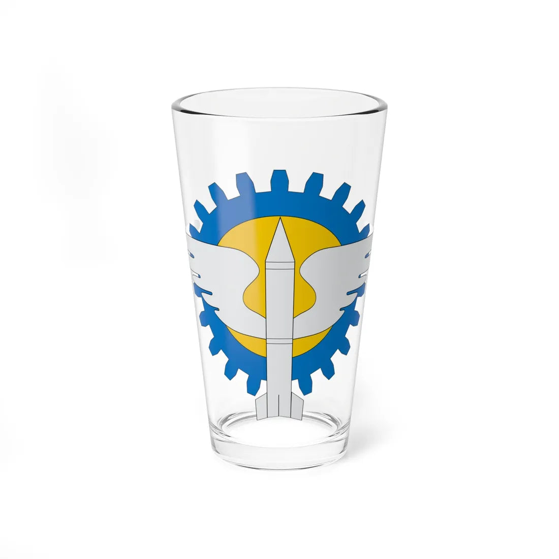 Brasão de Parnamirim - RN (Brazil) (Coat of Arms) Pint Glass 16oz 16oz - Go Mug Yourself