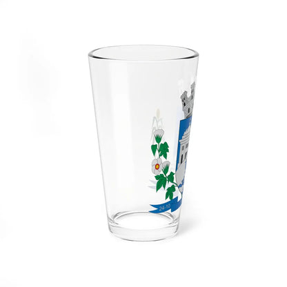 Brasão de Patos - PB (Brazil) (Coat of Arms) Pint Glass 16oz - Go Mug Yourself