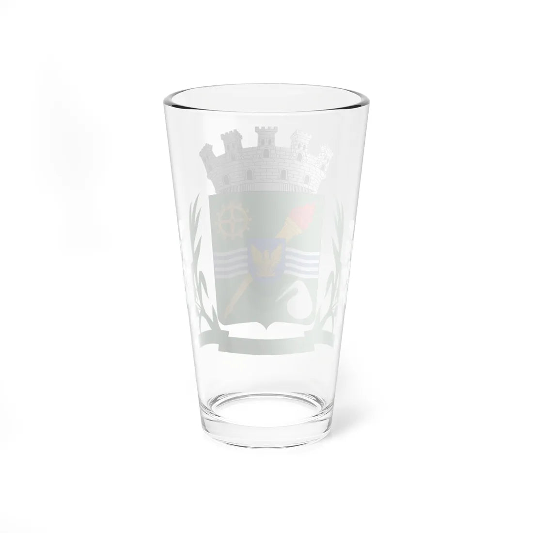 Brasão de Paulínia - SP (Brazil) (Coat of Arms) Pint Glass 16oz - Go Mug Yourself