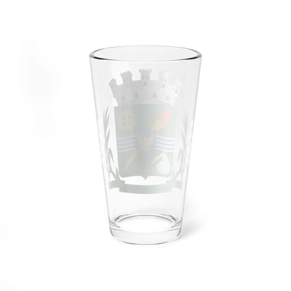 Brasão de Paulínia - SP (Brazil) (Coat of Arms) Pint Glass 16oz - Go Mug Yourself
