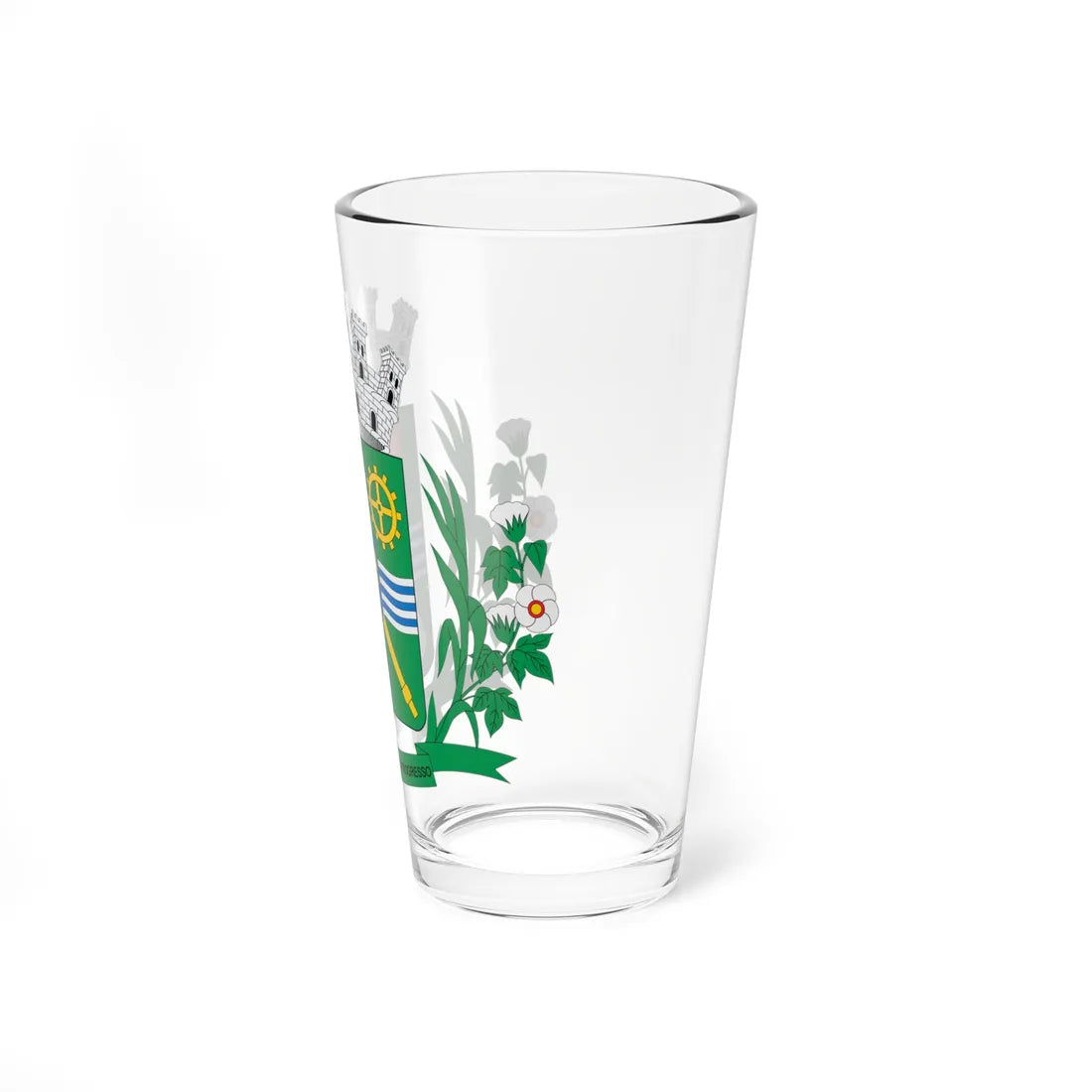 Brasão de Paulínia - SP (Brazil) (Coat of Arms) Pint Glass 16oz - Go Mug Yourself