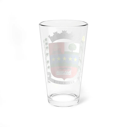 Brasão de Queimados (Brazil) (Coat of Arms) Pint Glass 16oz - Go Mug Yourself