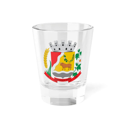 Brasão de Querência do Norte - PR (Brazil) (Coat of Arms) Shot Glass 1.5oz 1.5oz - Go Mug Yourself