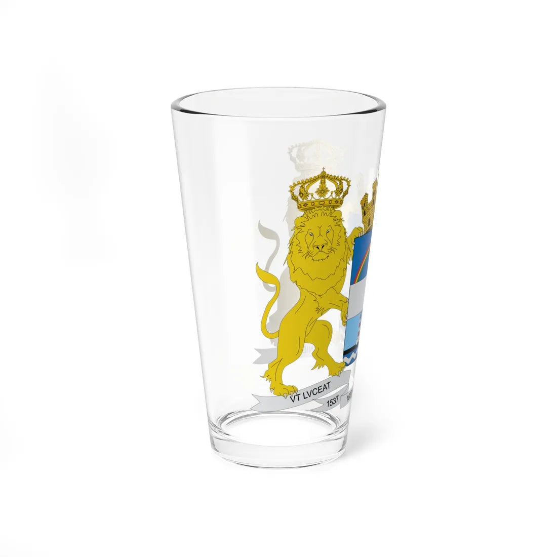Brasão de Recife (Brazil) (Coat of Arms) Pint Glass 16oz - Go Mug Yourself