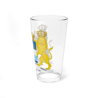 Brasão de Recife (Brazil) (Coat of Arms) Pint Glass 16oz - Go Mug Yourself