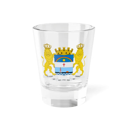 Brasão de Recife (Brazil) (Coat of Arms) Shot Glass 1.5oz 1.5oz - Go Mug Yourself