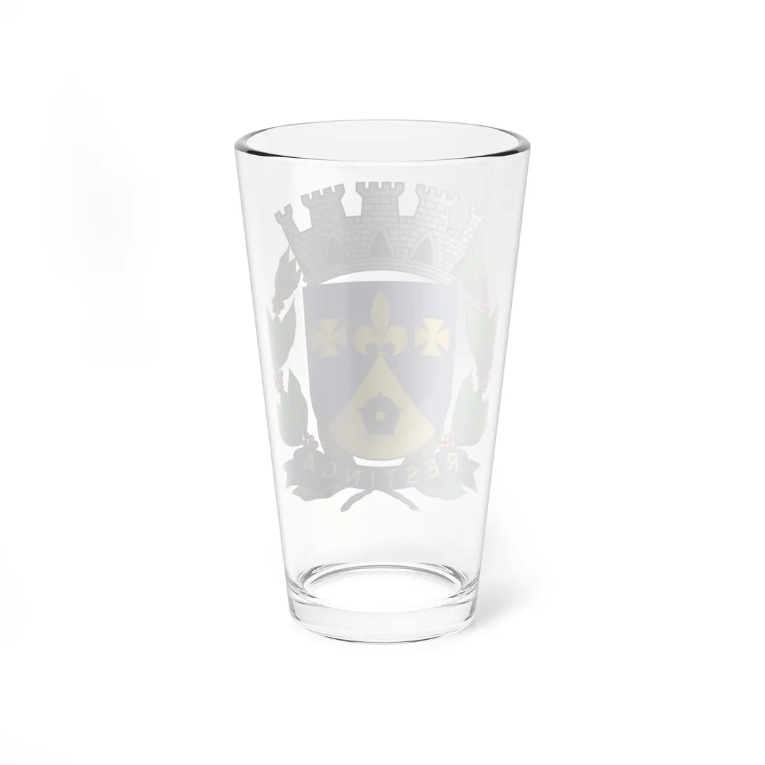 Brasão de Restinga (Brazil) (Coat of Arms) Pint Glass 16oz - Go Mug Yourself
