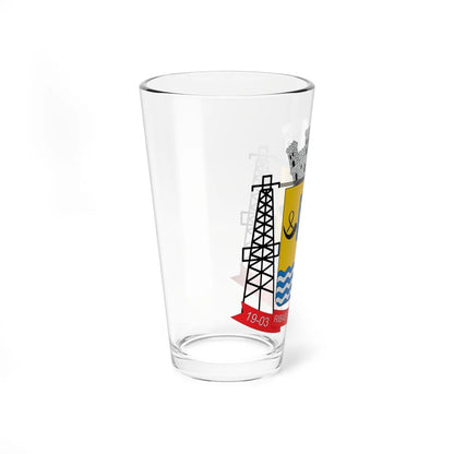 Brasão de Ribas do Rio Pardo - MS (Brazil) (Coat of Arms) Pint Glass 16oz - Go Mug Yourself