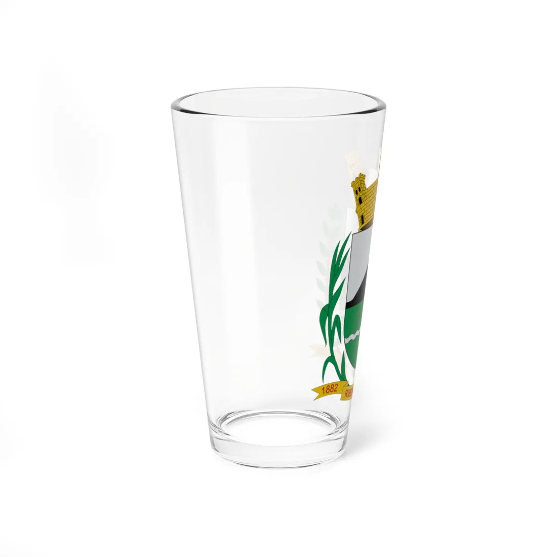 Brasão de Ribeirão Bonito - SP (Brazil) (Coat of Arms) Pint Glass 16oz - Go Mug Yourself