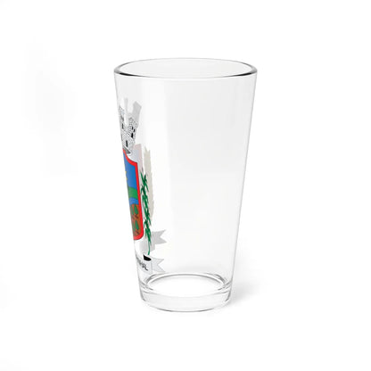Brasão de Ribeirão do Pinhal - PR (Brazil) (Coat of Arms) Pint Glass 16oz - Go Mug Yourself
