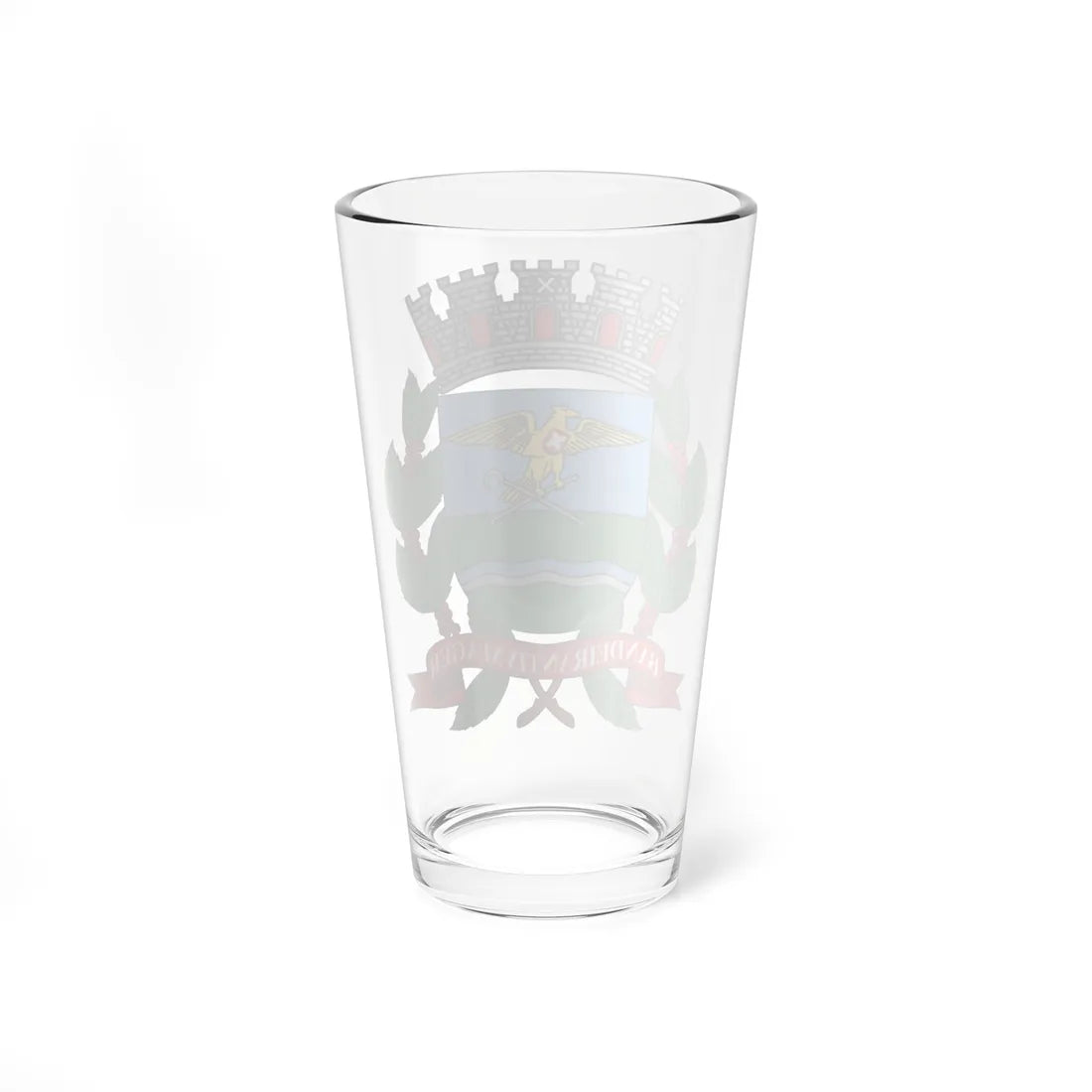 Brasão de Ribeirão Preto (Brazil) (Coat of Arms) Pint Glass 16oz - Go Mug Yourself