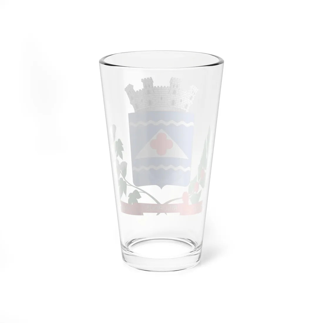 Brasão de Rinópolis - SP (Brazil) (Coat of Arms) Pint Glass 16oz - Go Mug Yourself