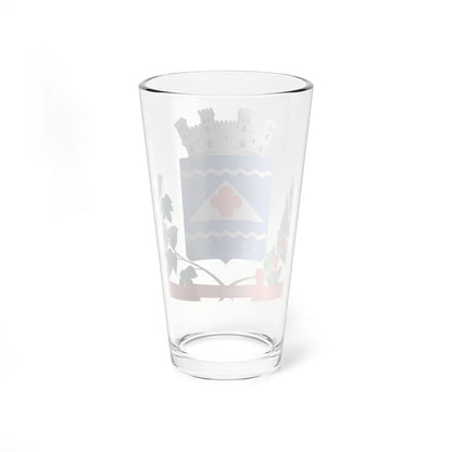 Brasão de Rinópolis - SP (Brazil) (Coat of Arms) Pint Glass 16oz - Go Mug Yourself
