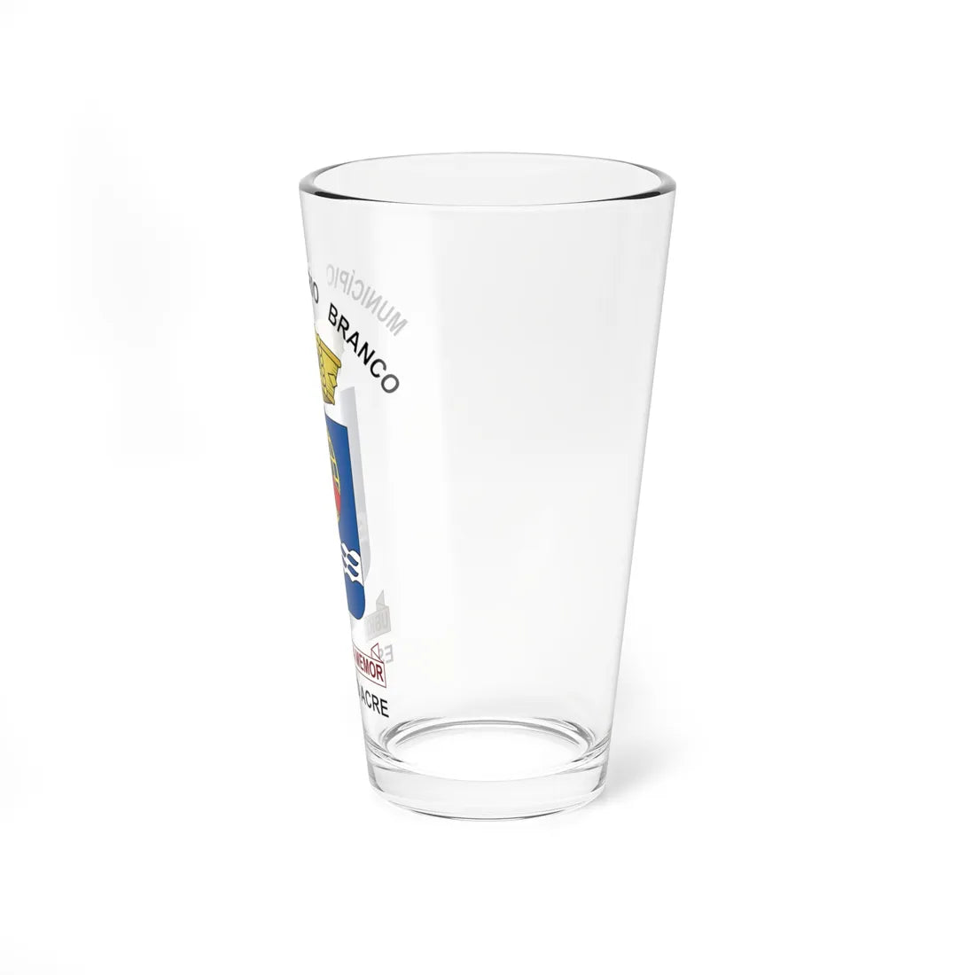 Brasão de Rio Branco (Brazil) (Coat of Arms) Pint Glass 16oz - Go Mug Yourself