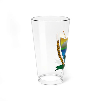 Brasão de Roraima (Brazil) (Coat of Arms) Pint Glass 16oz - Go Mug Yourself