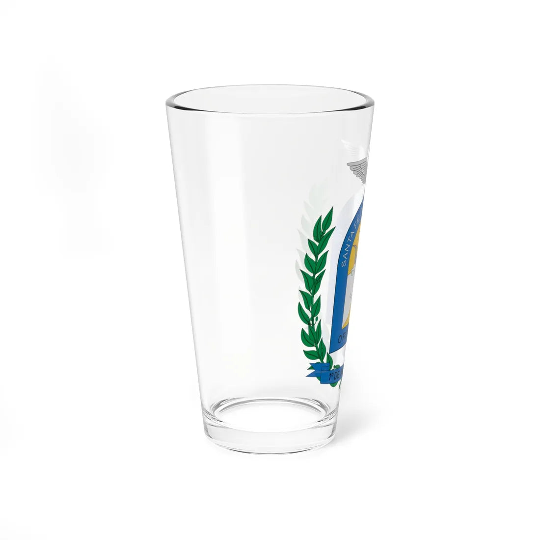 Brasão de Santa Fé do Araguaia - TO (Brazil) (Coat of Arms) Pint Glass 16oz - Go Mug Yourself