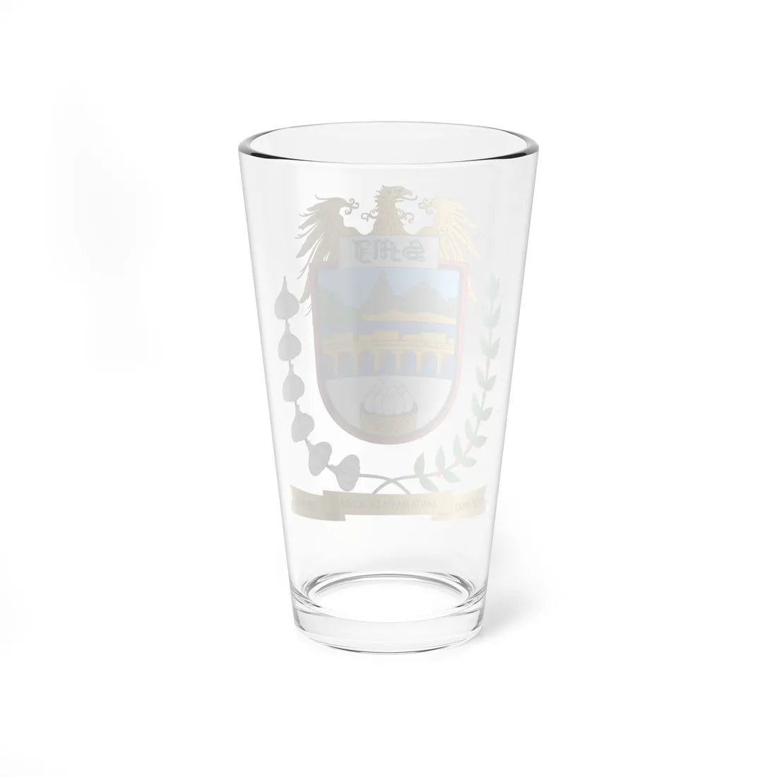 Brasão de Santa Maria de Jetibá - ES (Brazil) (Coat of Arms) Pint Glass 16oz - Go Mug Yourself