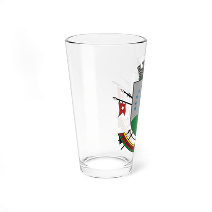 Brasão de Santa Maria RS (Brazil) (Coat of Arms) Pint Glass 16oz - Go Mug Yourself
