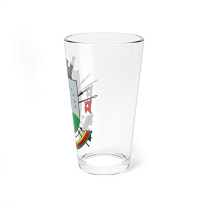 Brasão de Santa Maria RS (Brazil) (Coat of Arms) Pint Glass 16oz - Go Mug Yourself