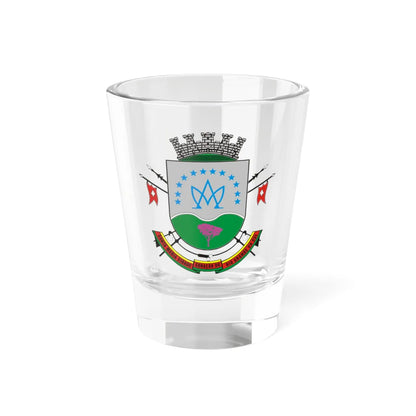 Brasão de Santa Maria RS (Brazil) (Coat of Arms) Shot Glass 1.5oz 1.5oz - Go Mug Yourself